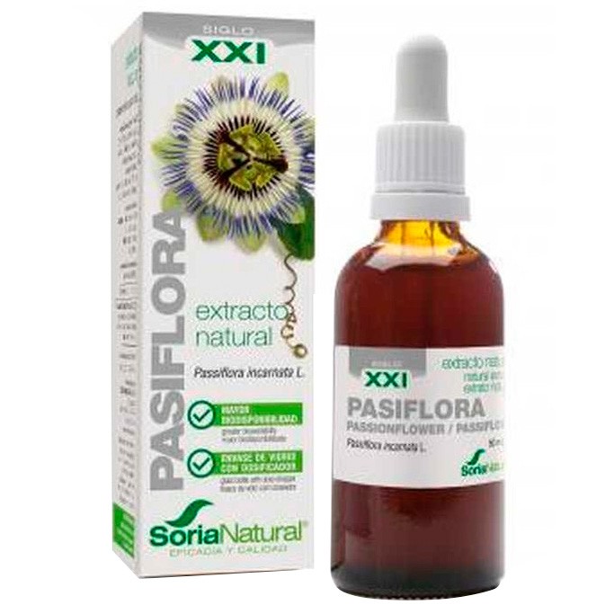 Soria Natural Pasiflora extracto glicerinado 50ml Imagen de Soria Natural Pasiflora extracto glicerinado 50ml