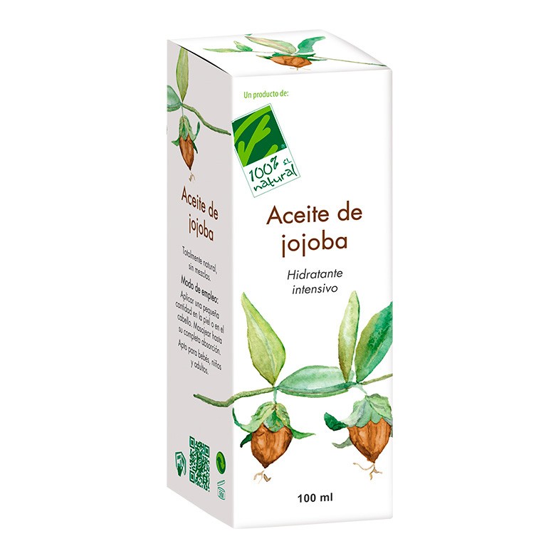 Cien por cien natural Aceite jojoba 100ml 100% natur Imagen de Cien por cien natural Aceite jojoba 100ml 100% natur