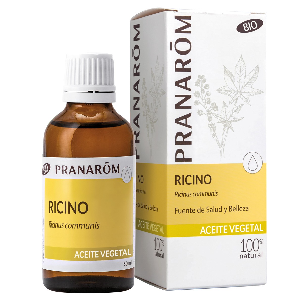 Aceites vegetales ricino bio eco 50 ml Imagen de Aceites vegetales ricino bio eco 50 ml