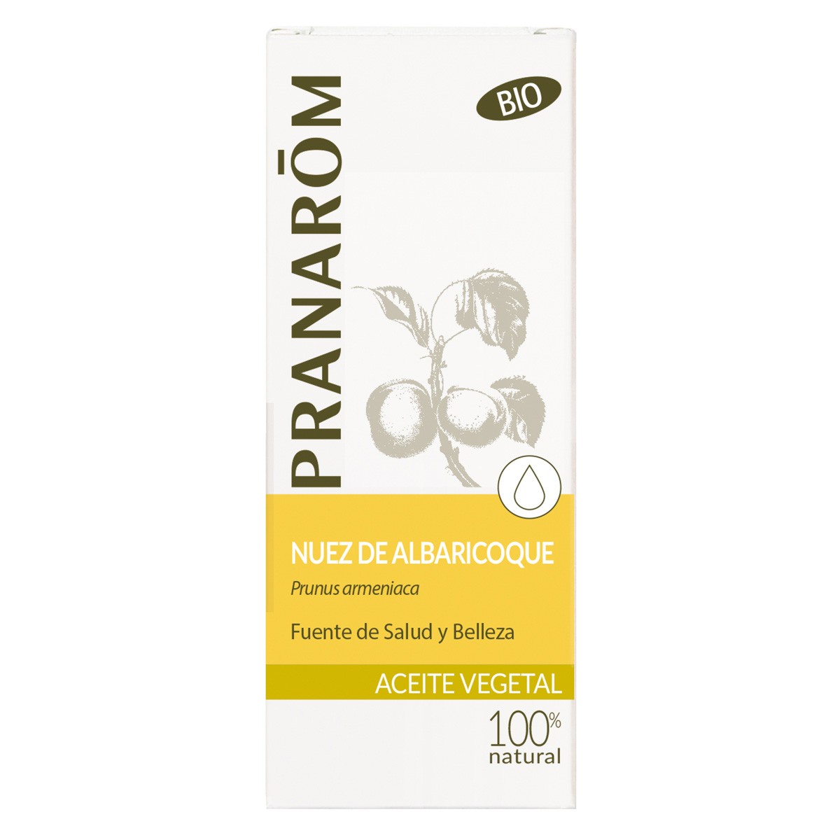 Pranarom Aceites vegetales nuez albaricoque 50ml Imagen de Pranarom Aceites vegetales nuez albaricoque 50ml