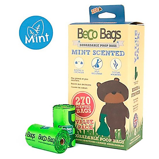 Beco becobags mint 18 rollos x 15 bolsas Imagen de Beco becobags mint 18 rollos x 15 bolsas