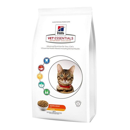 Vetessentials feline young adult 1,5kg Imagen de Vetessentials feline young adult 1,5kg