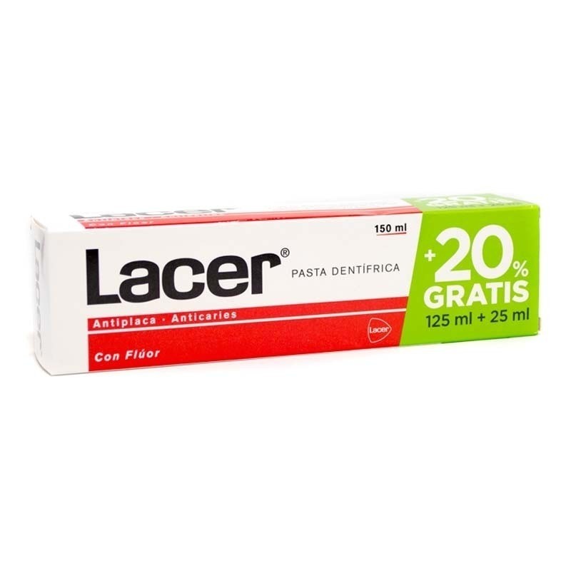 Lacer Pasta 125ml +20% GRATIS Imagen de Lacer Pasta 125ml +20% GRATIS