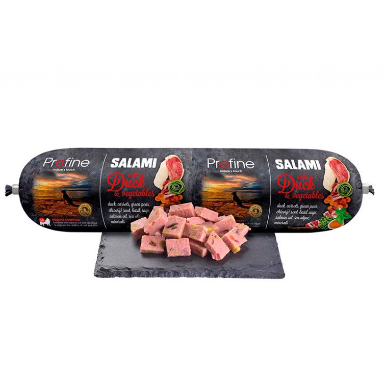 Profine salchicha de pato para perros 800g Imagen de Profine salchicha de pato para perros 800g