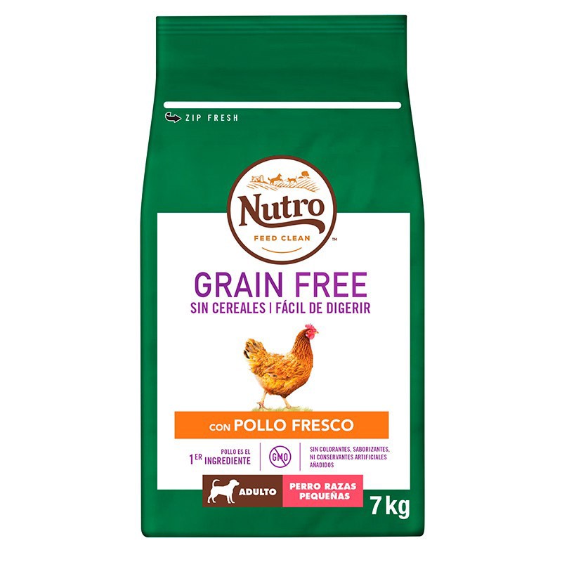 Nutro grain free adulto mini pollo 7 kg Imagen de Nutro grain free adulto mini pollo 7 kg