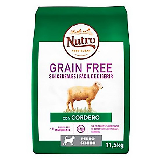 Nutro grain free senior cordero 11,5 kg Imagen de Nutro grain free senior cordero 11,5 kg