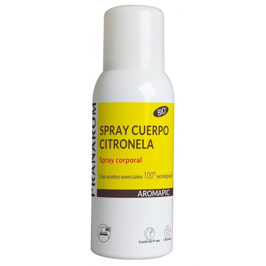 Pranarom Aromapic cuerpo citronela spray 75 ml Imagen de Pranarom Aromapic cuerpo citronela spray 75 ml