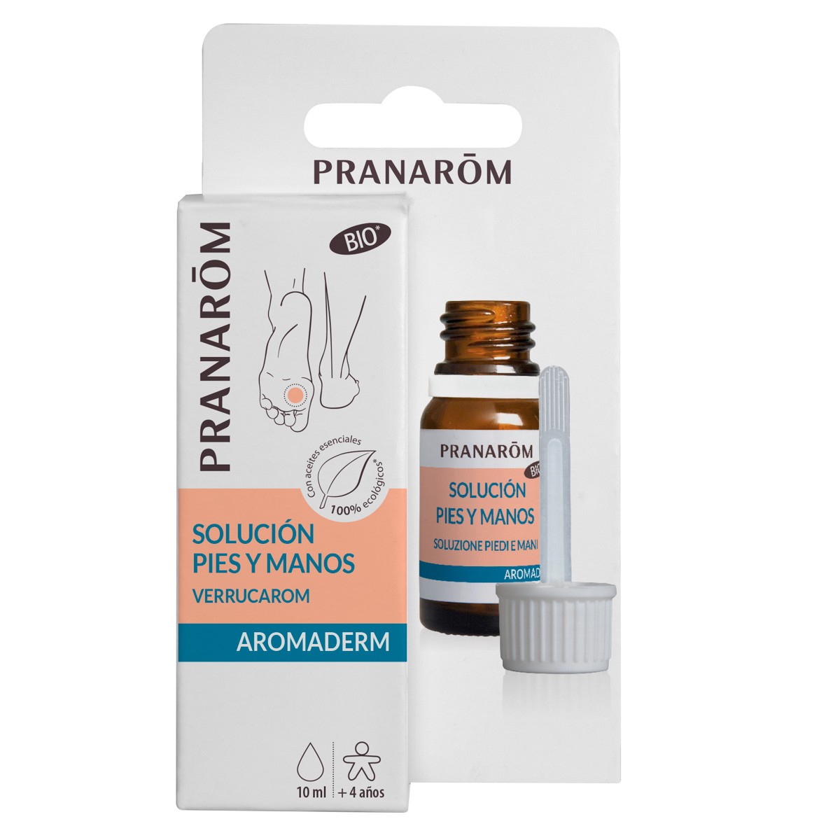Pranarom Aromaderm pies y manos locion 10ml Imagen de Pranarom Aromaderm pies y manos locion 10ml