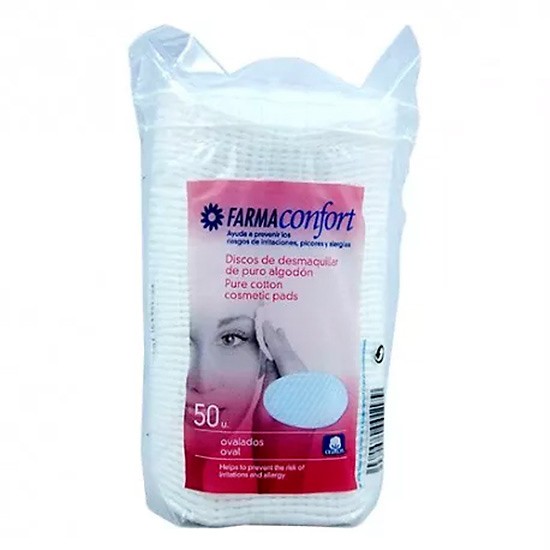 Farmaconfort discos ovalados desmaquillantes 50u Imagen de Farmaconfort discos ovalados desmaquillantes 50u