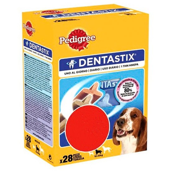 Pedigree Multipack Dentastix G snack para eliminar el sarro en los perros 28u Imagen de Pedigree Multipack Dentastix G snack para eliminar el sarro en los perros 28u
