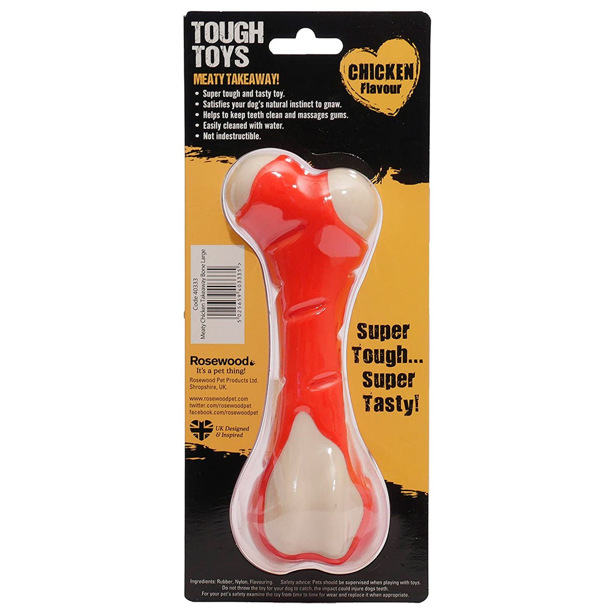 Rosewood tough sabor hueso pollo grande 19 cm Imagen de Rosewood tough sabor hueso pollo grande 19 cm