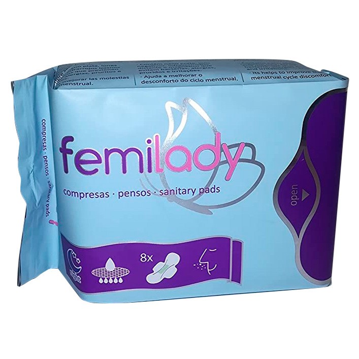 Femilady compresa noche 8 capas 8 und Imagen de Femilady compresa noche 8 capas 8 und