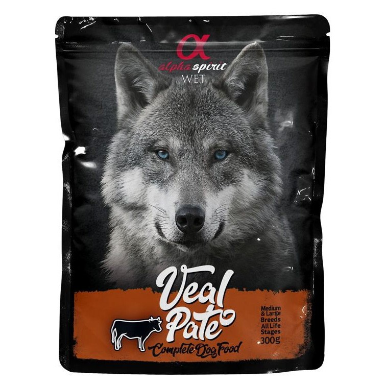 Alpha perro pouch pate ternera 24x100gr Imagen de Alpha perro pouch pate ternera 24x100gr