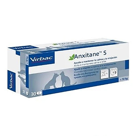 Virbac anxitane relajante S 30 comprimidos Imagen de Virbac anxitane relajante S 30 comprimidos