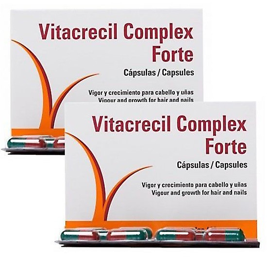 Vitacrecil complex forte duplo 90 caps Imagen de Vitacrecil complex forte duplo 90 caps