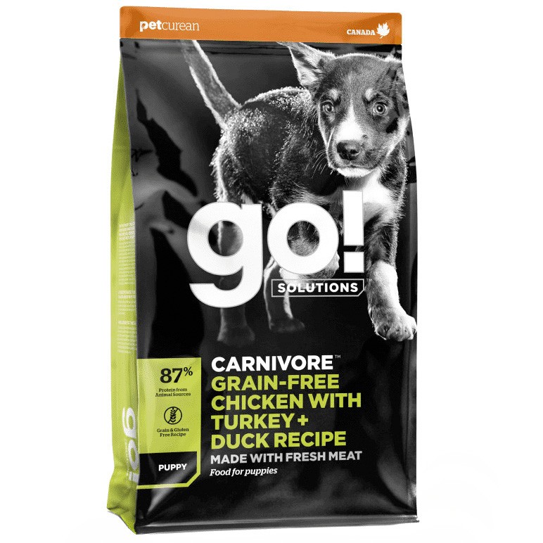 GO! CARNIVORE Grain Free Chicken, Turkey + Duck Puppy Dog 10 kg Imagen de GO! CARNIVORE Grain Free Chicken, Turkey + Duck Puppy Dog 10 kg