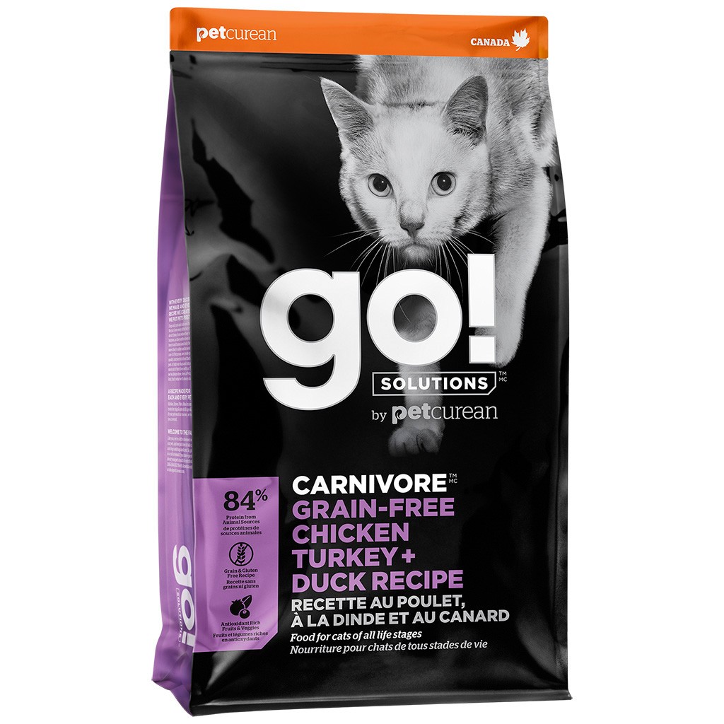GO! CARNIVORE Grain Free Chicken, Turkey + Duck Adult Cat 1,4 kg Imagen de GO! CARNIVORE Grain Free Chicken, Turkey + Duck Adult Cat 1,4 kg