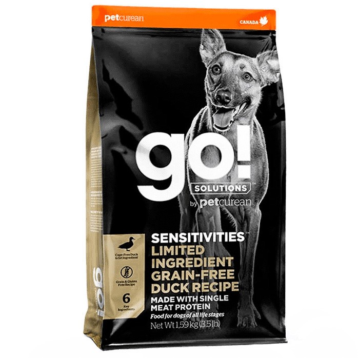 GO! SENSITIVITIES Limited Ingredient Grain Free Duck Dogs 1,6kg Imagen de GO! SENSITIVITIES Limited Ingredient Grain Free Duck Dogs 1,6kg
