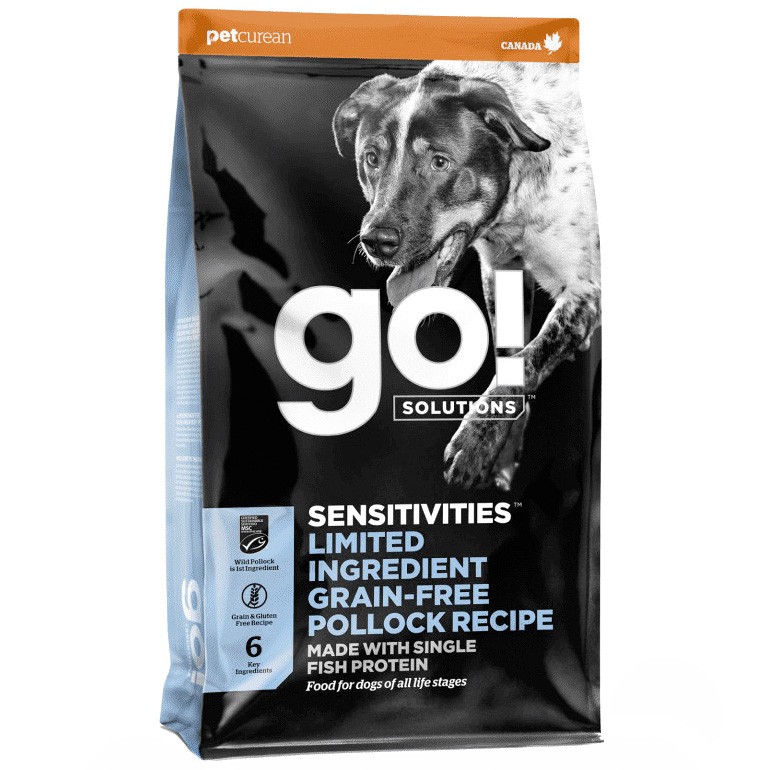 GO! SENSITIVITIES Limited Ingredient Grain Free Pollock Dogs 1,6kg Imagen de GO! SENSITIVITIES Limited Ingredient Grain Free Pollock Dogs 1,6kg