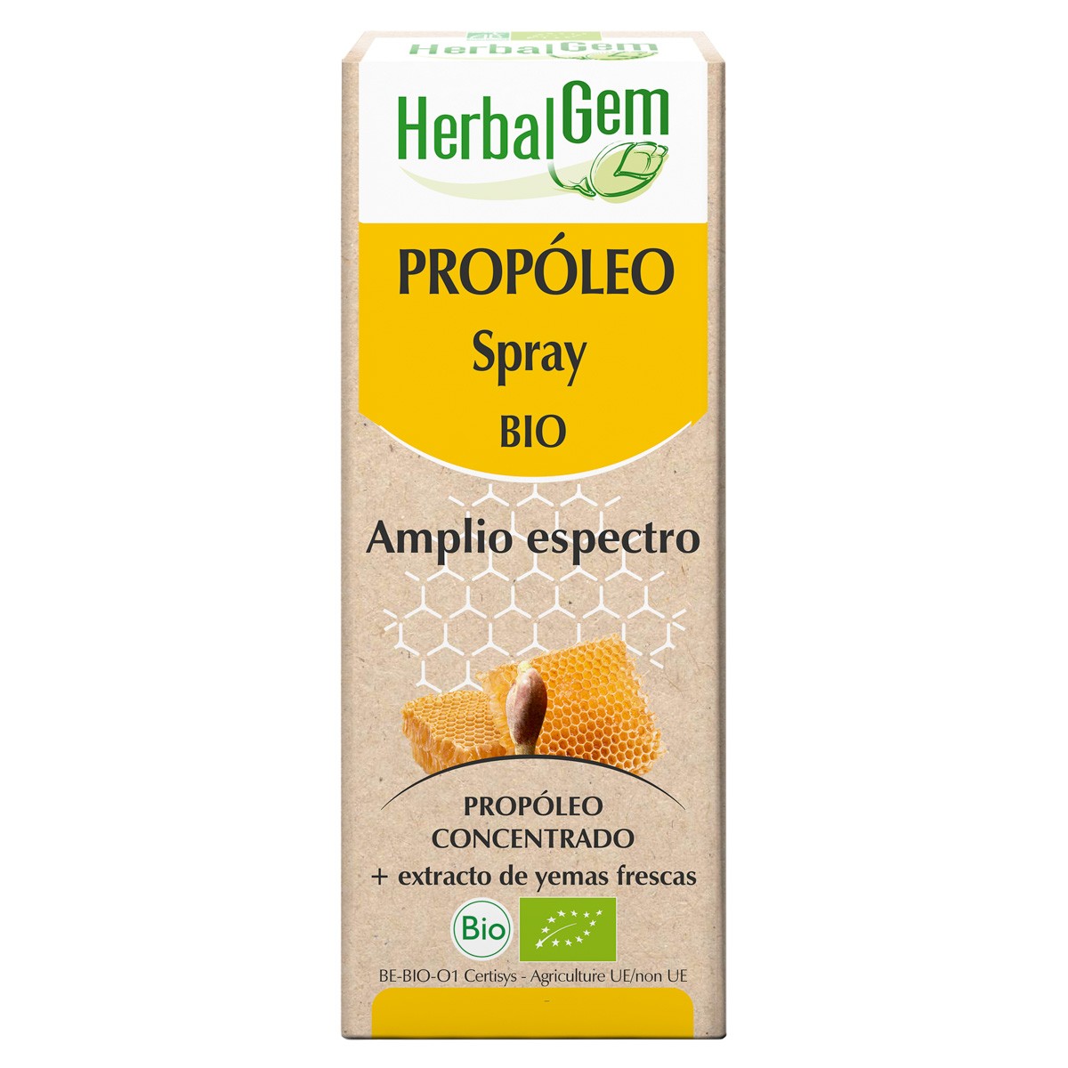 Pranarom Herbalgem propóleo amplio spray bio 15ml Imagen de Pranarom Herbalgem propóleo amplio spray bio 15ml