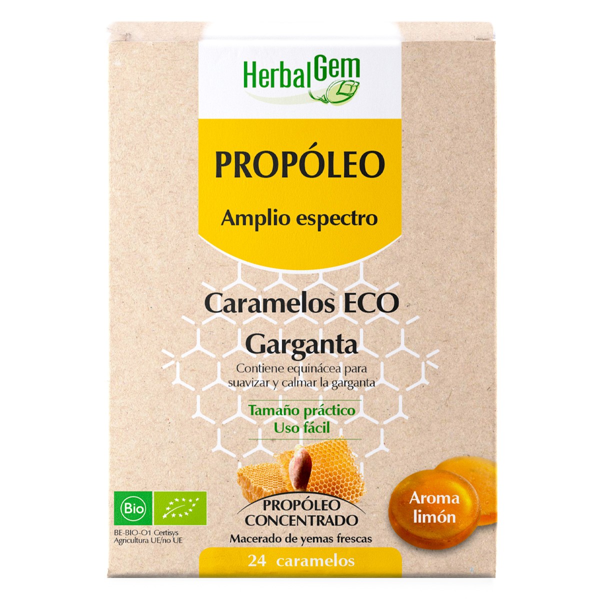 Pranarom Herbalgem propóleo amplio e caram bio 24 Imagen de Pranarom Herbalgem propóleo amplio e caram bio 24