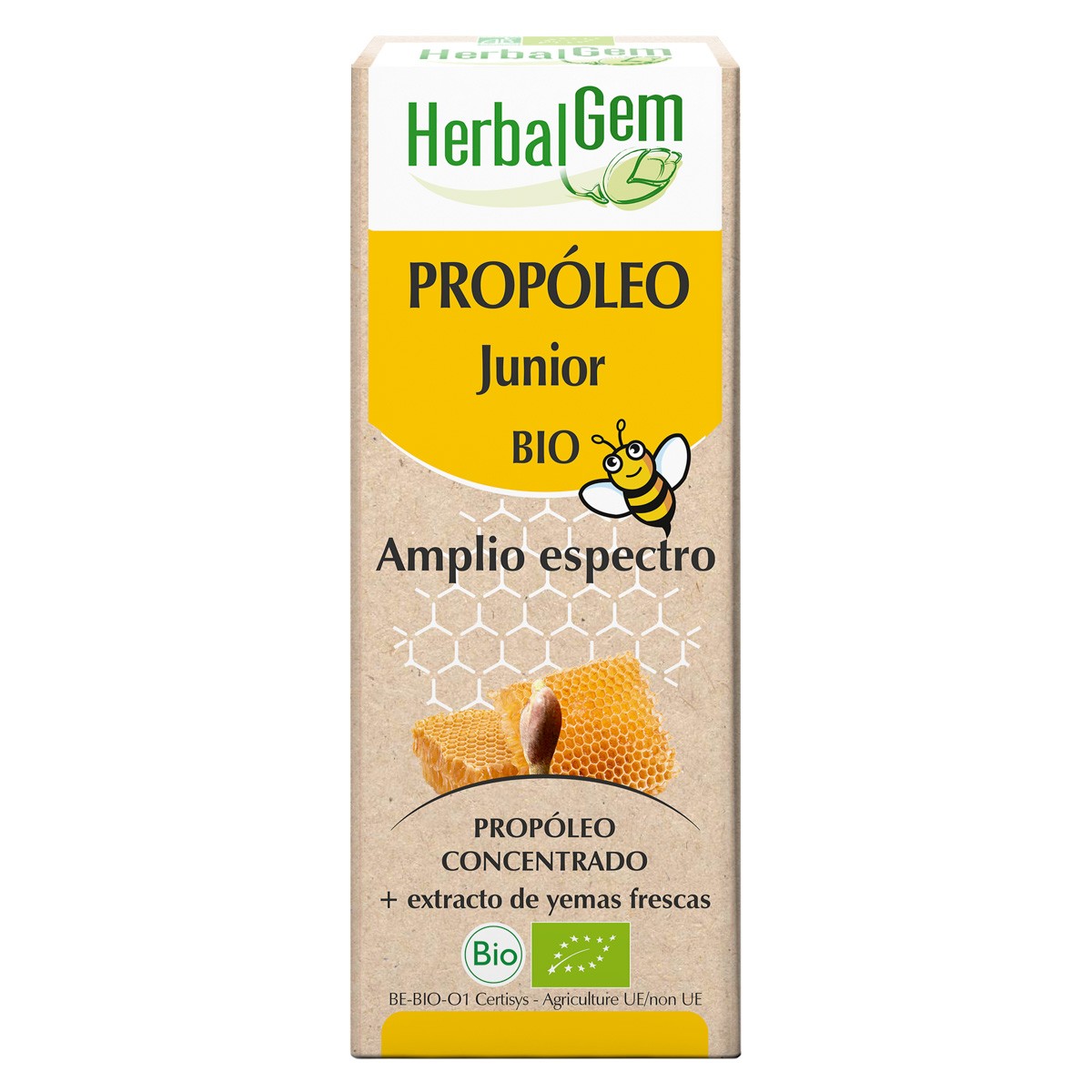 Pranarom Herbalgem propóleo junior gotas bio 15ml Imagen de Pranarom Herbalgem propóleo junior gotas bio 15ml