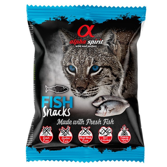 Alpha Spirit Snack tacos gato pescado 50g x 24 Imagen de Alpha Spirit Snack tacos gato pescado 50g x 24