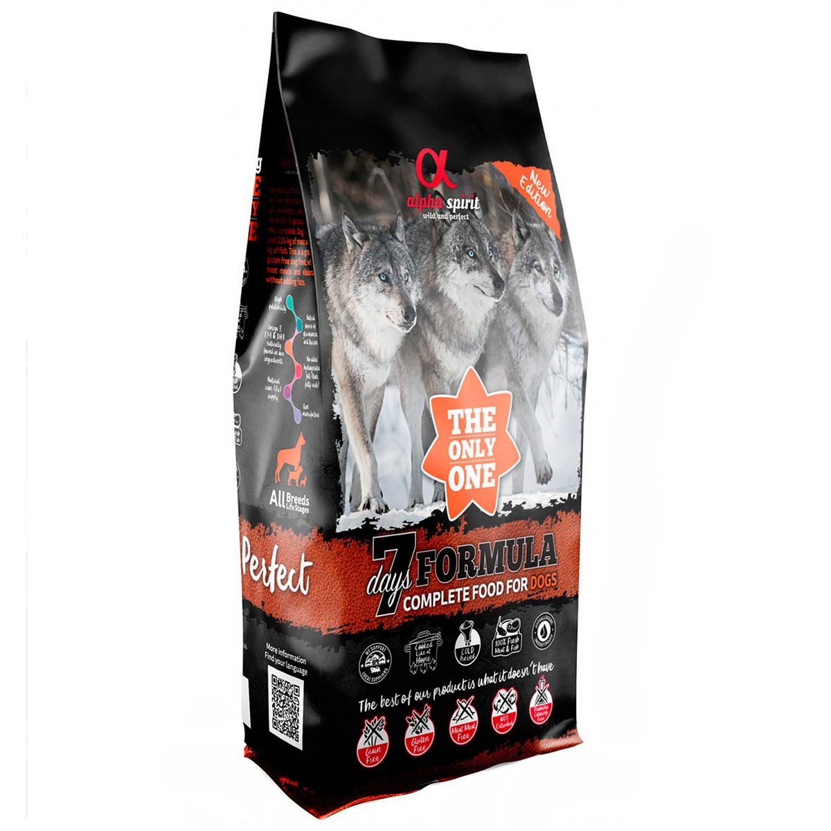 Alpha Spirit The Only One Alimento Completo para perros 7 Días 3kg Imagen de Alpha Spirit The Only One Alimento Completo para perros 7 Días 3kg