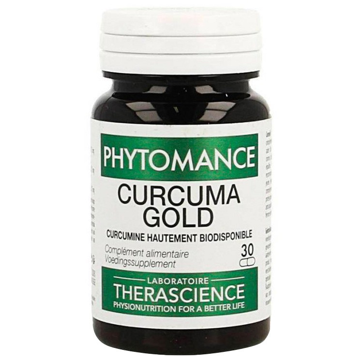 Therascience curcuma gold 30compr Imagen de Therascience curcuma gold 30compr