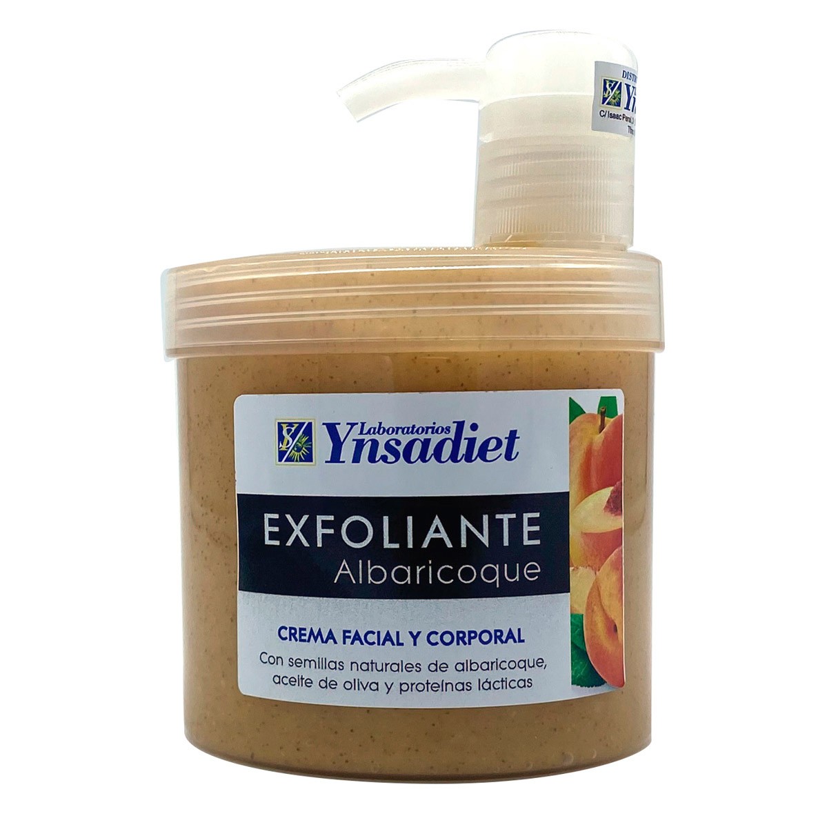 Ynsadiet exfoliante albaricoque 500ml Imagen de Ynsadiet exfoliante albaricoque 500ml
