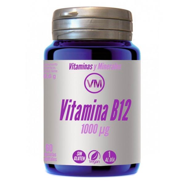 Ynsadiet vitamina B12 1000u 60 capsulas Imagen de Ynsadiet vitamina B12 1000u 60 capsulas