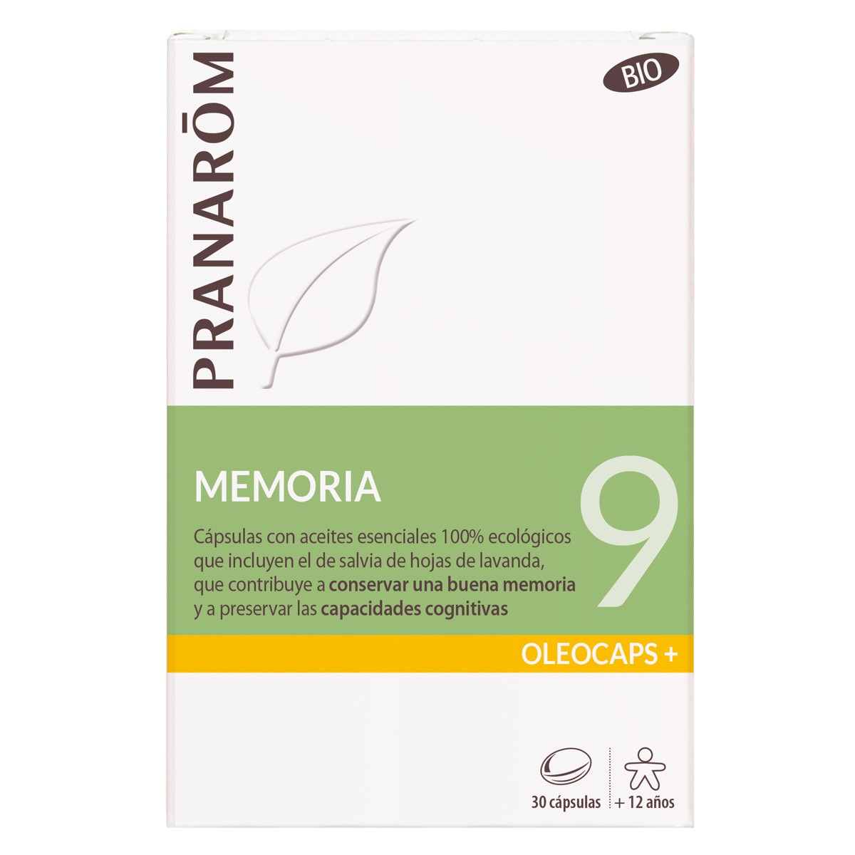 Pranarom oleocaps memoria bio 30 cápsulas Imagen de Pranarom oleocaps memoria bio 30 cápsulas