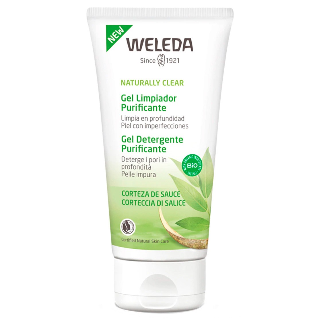 Weleda Naturally Clear Gel Limpiador Purificante 100ml Imagen de Weleda Naturally Clear Gel Limpiador Purificante 100ml
