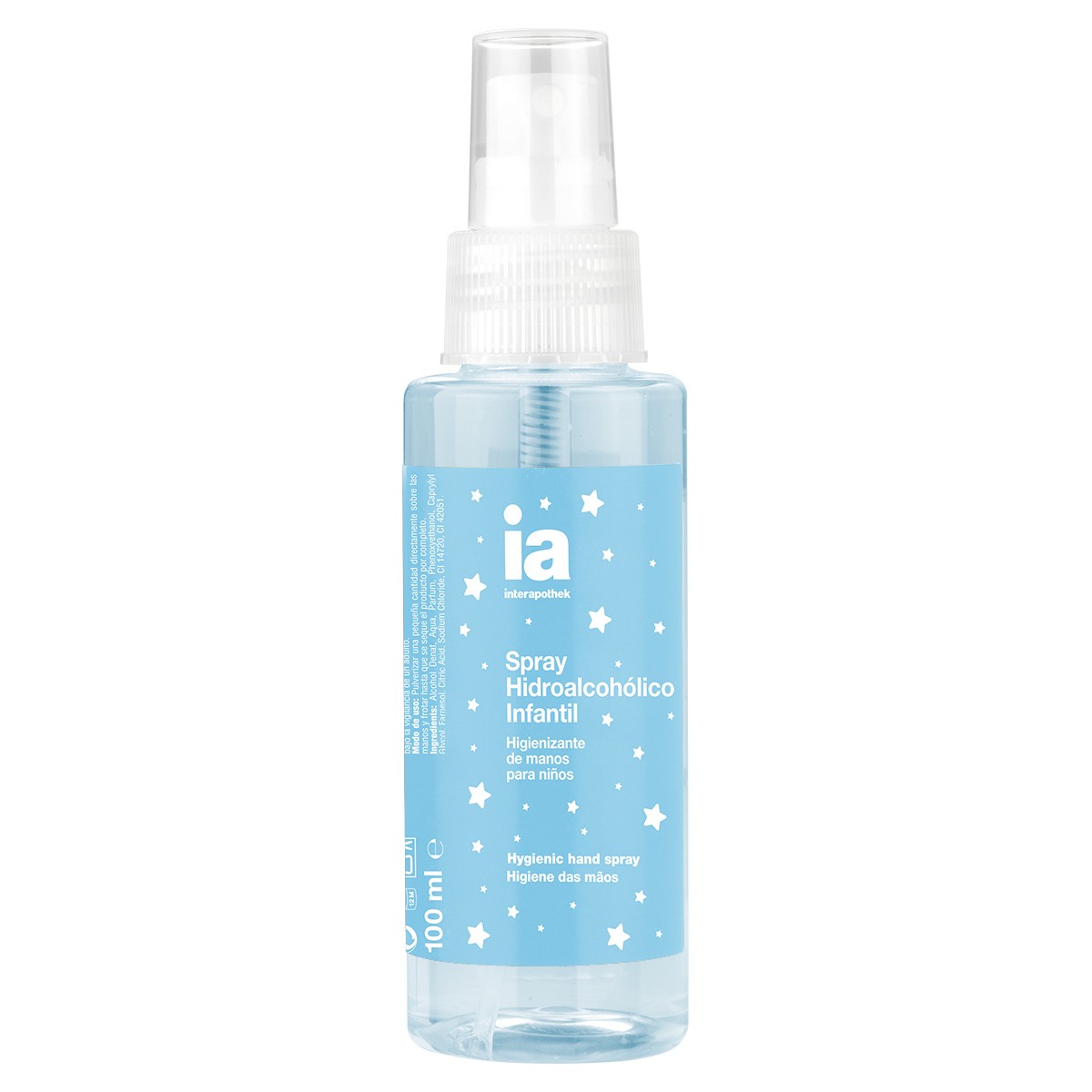 Interapothek Spray Hidroalcohólico infantil 100ml Imagen de Interapothek Spray Hidroalcohólico infantil 100ml