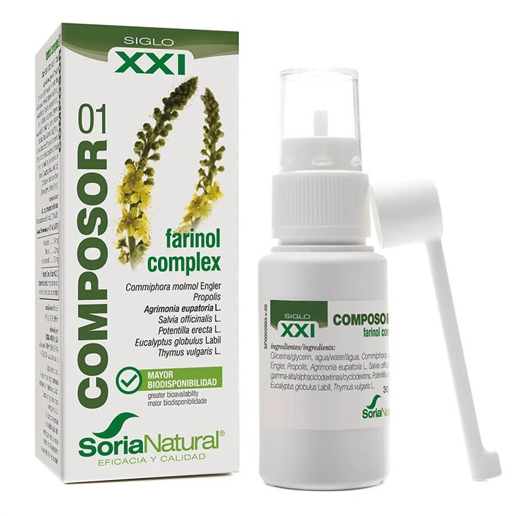 Soria Natural Composor Farinol Complex XXI 30ml Imagen de Soria Natural Composor Farinol Complex XXI 30ml