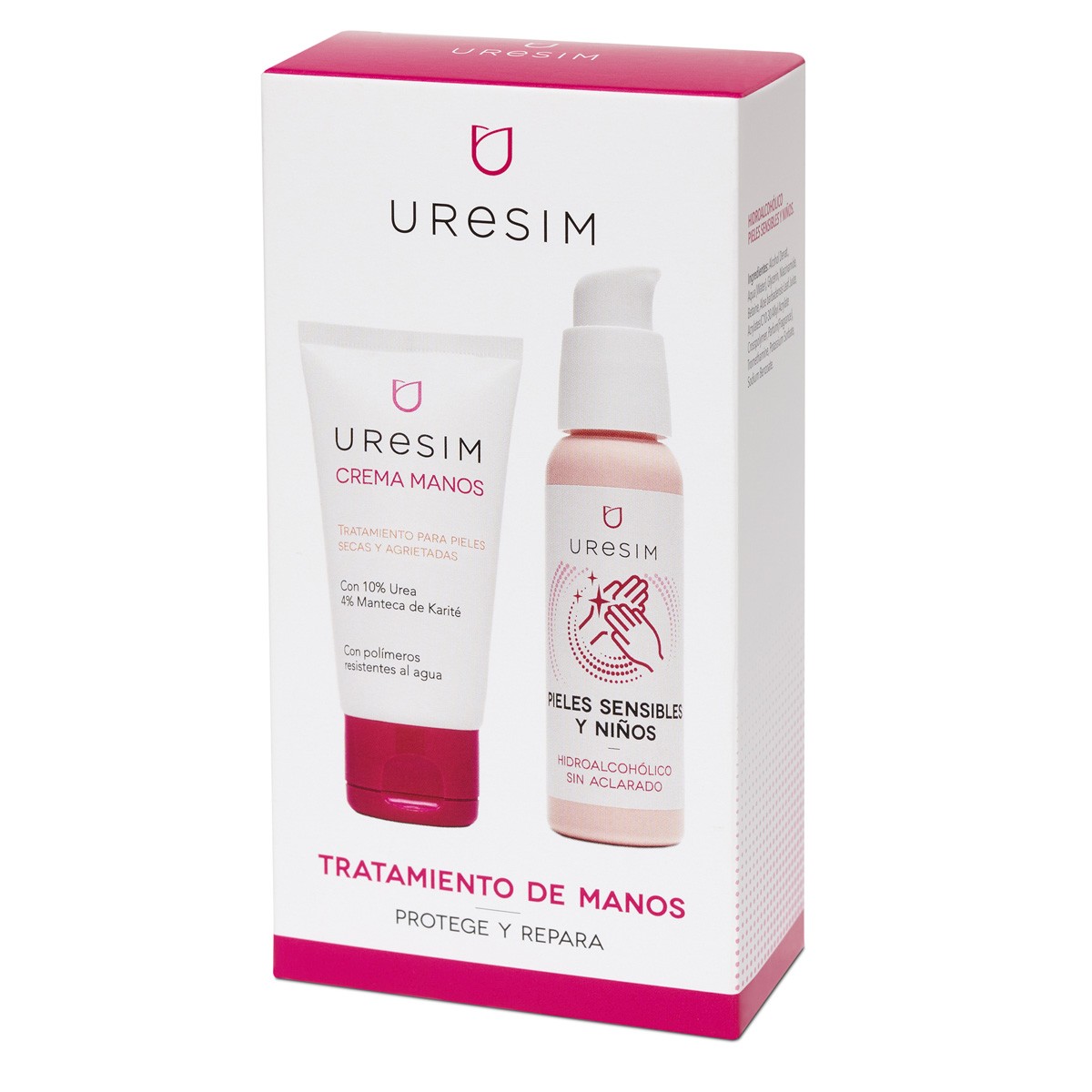 Uresim pack crema manos + gel limpiador 50ml + 60ml Imagen de Uresim pack crema manos + gel limpiador 50ml + 60ml