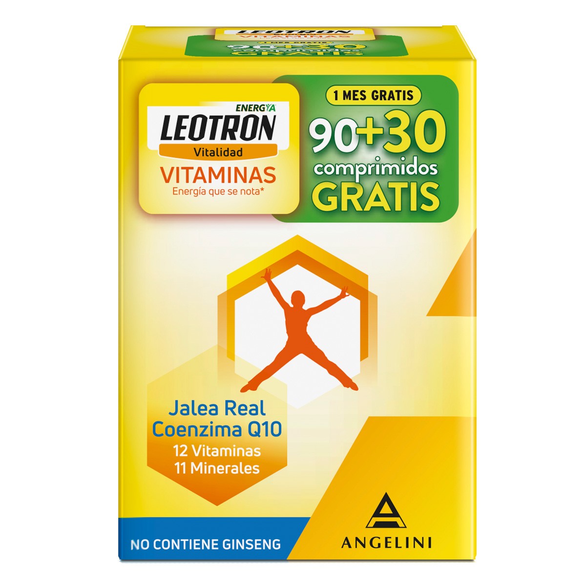 Leotron vitaminas 90+ 30 comprimidos Imagen de Leotron vitaminas 90+ 30 comprimidos