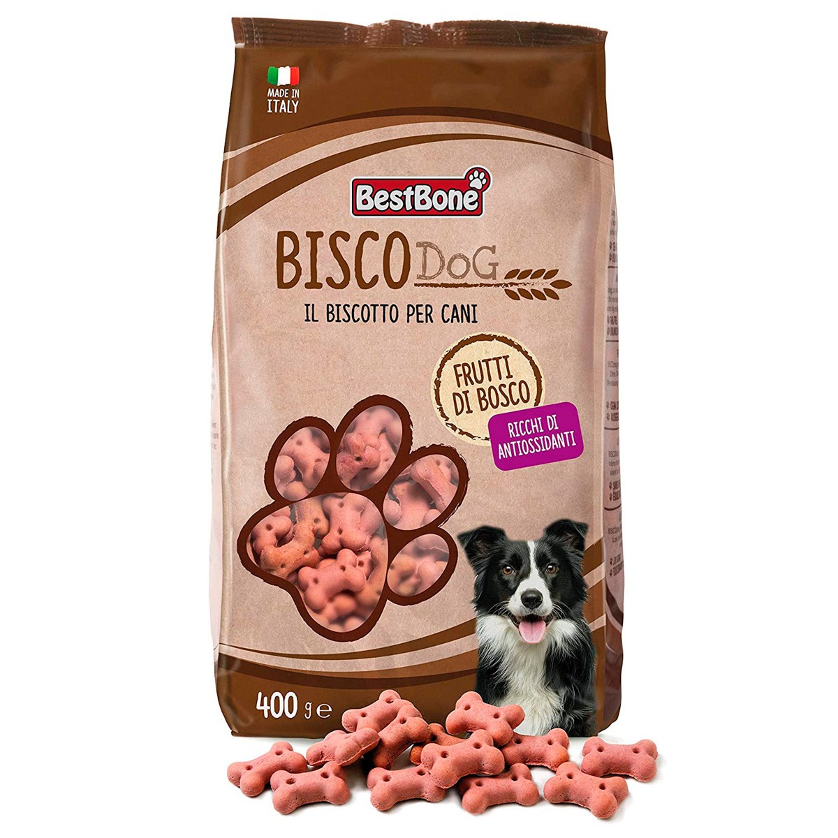 Bestbone Galleta biscodog sabor vainilla 400 g Imagen de Bestbone Galleta biscodog sabor vainilla 400 g