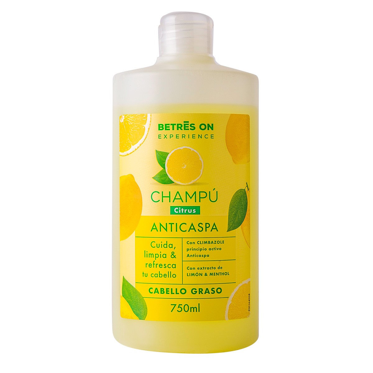 Betres champú cítrico anticaspa 750ml Imagen de Betres champú cítrico anticaspa 750ml