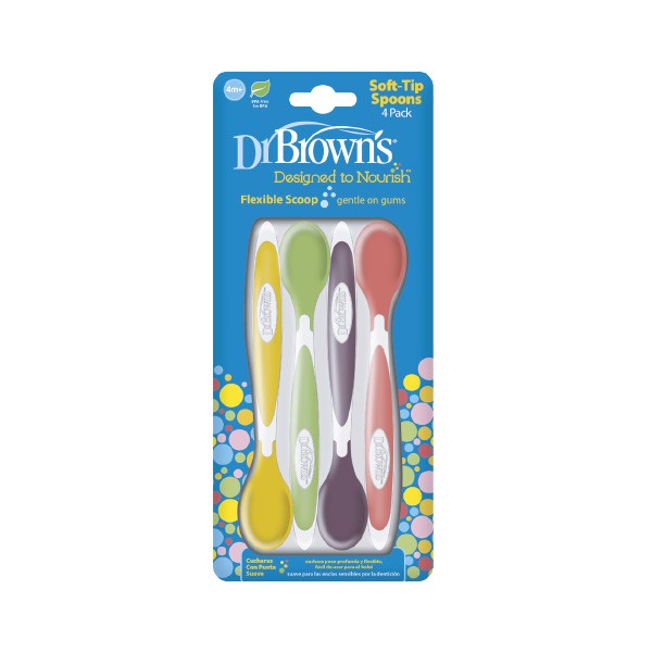Dr.Brown's cucharas c/surtido pack 4u Imagen de Dr.Brown's cucharas c/surtido pack 4u