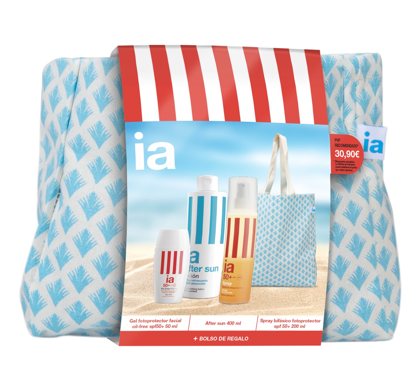 Interapothek pack solar maquillaje compacto natural spf50 + spray
bifásico spf50 200ml + neceser regalo Imagen de Interapothek pack solar maquillaje compacto natural spf50 + spray
bifásico spf50 200ml + neceser regalo