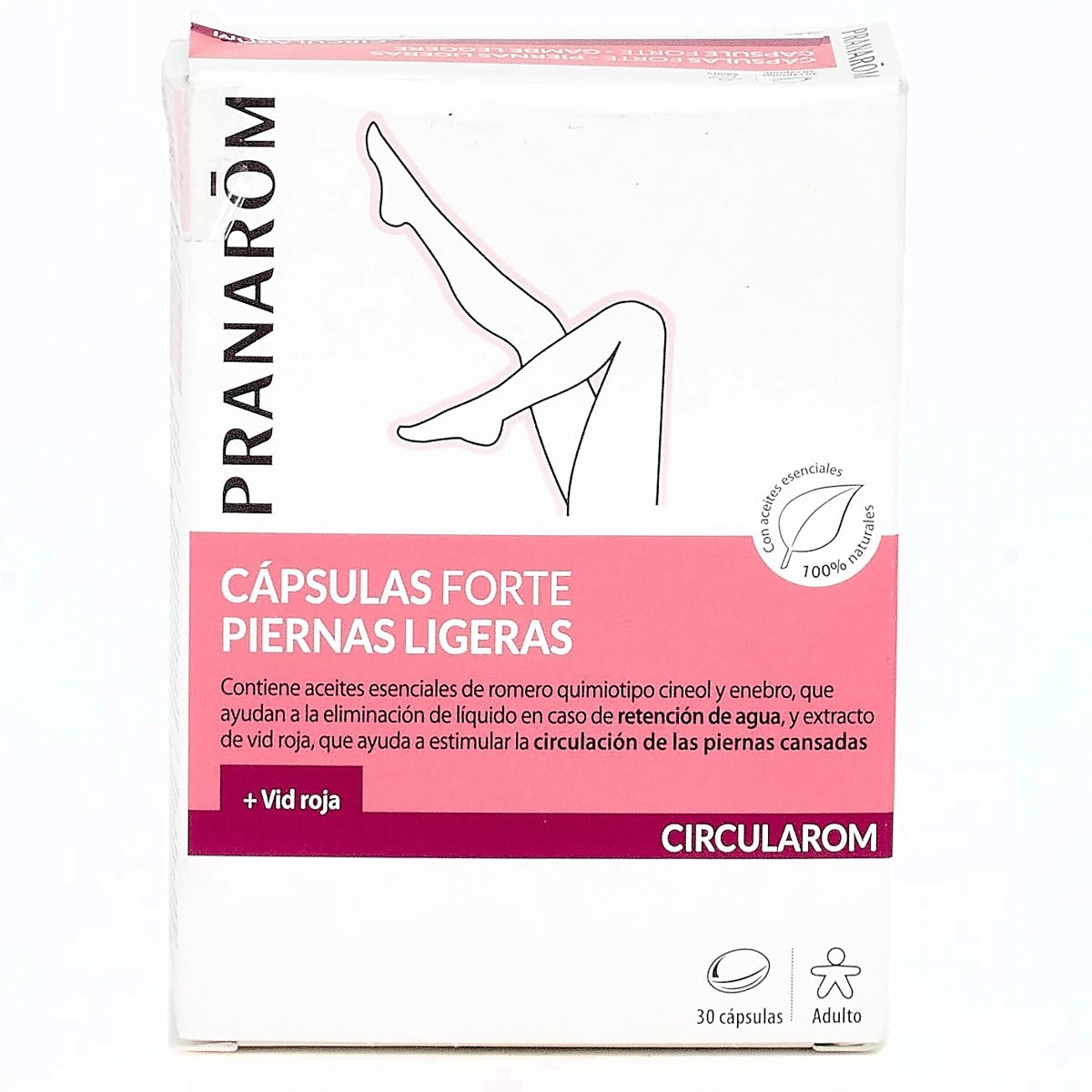 Pranarom Cápsulas FORTE Piernas ligeras 30 cápsulas Imagen de Pranarom Cápsulas FORTE Piernas ligeras 30 cápsulas