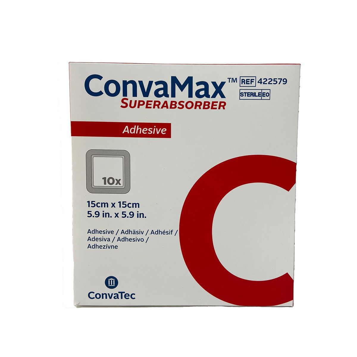 Convamax Superabsorber 15x15cm adhesivo Imagen de Convamax Superabsorber 15x15cm adhesivo