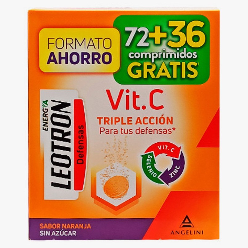 Leotron vitamina C 72+ 36u Imagen de Leotron vitamina C 72+ 36u