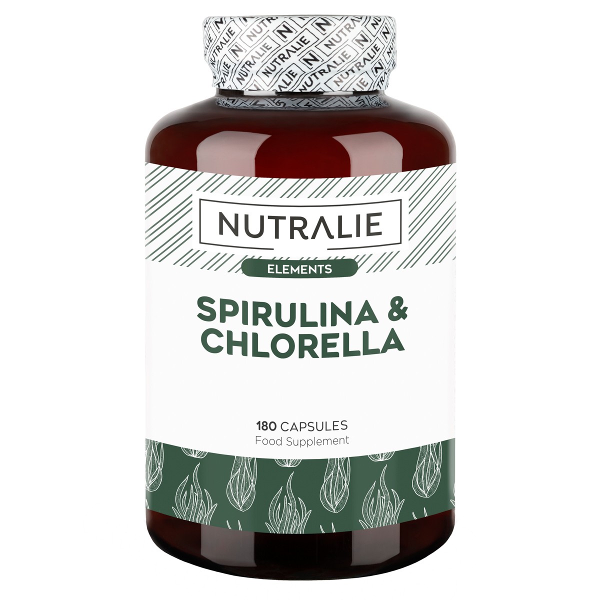 Nutralie espirulina y chlorella 180 cápsulas Imagen de Nutralie espirulina y chlorella 180 cápsulas