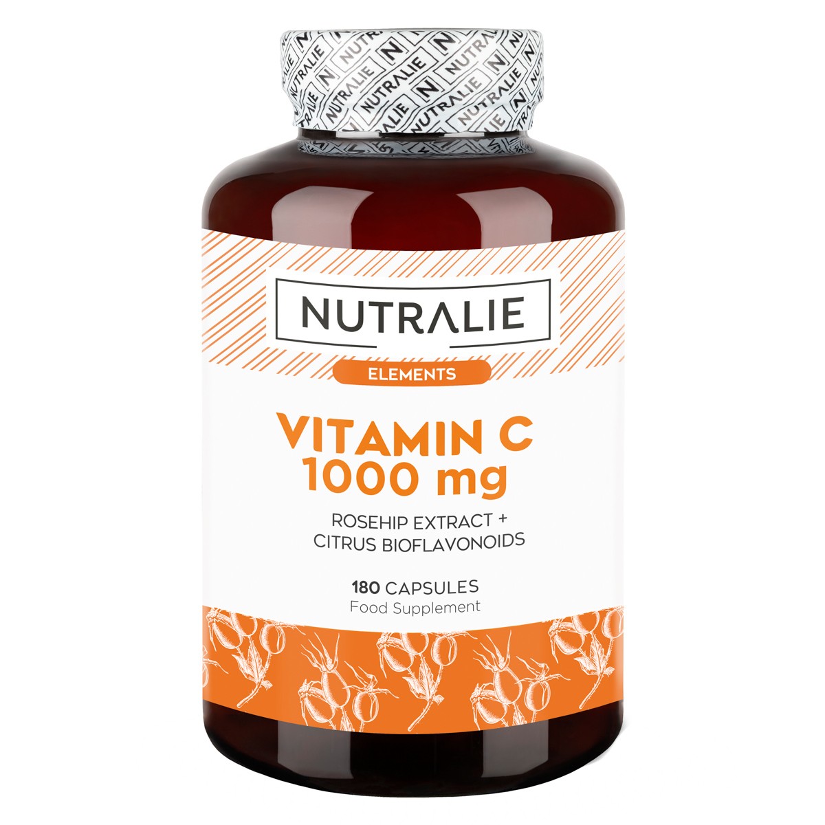 Nutralie vitamina C 1000mg 180 cápsulas Imagen de Nutralie vitamina C 1000mg 180 cápsulas