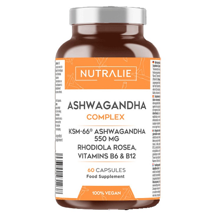 Nutralie ashwagandha complex 60 cápsulas Imagen de Nutralie ashwagandha complex 60 cápsulas