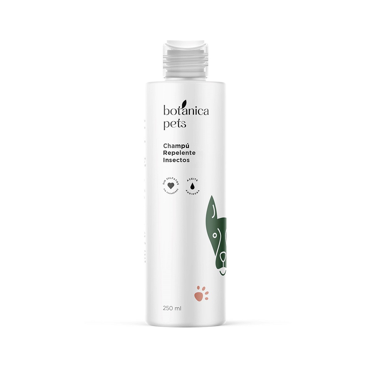Botánica Pets champú repelente de insectos 250ml Imagen de Botánica Pets champú repelente de insectos 250ml