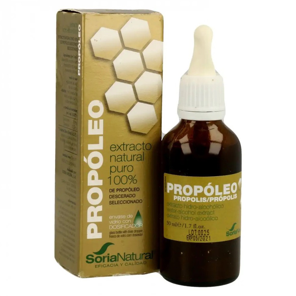 Soria natural propóleo extracto hidroalcoholico 50ml Imagen de Soria natural propóleo extracto hidroalcoholico 50ml