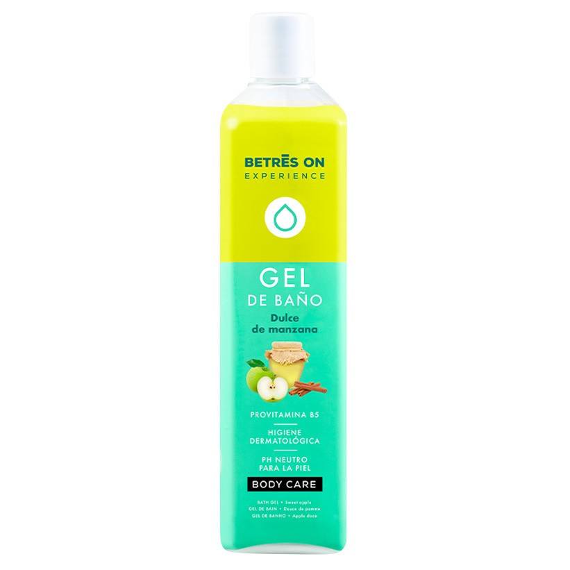 Betres On gel de baño dulce de manzana 750ml Imagen de Betres On gel de baño dulce de manzana 750ml
